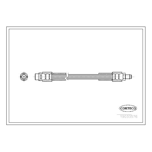 Corteco Brake Hose, 19033576 19033576 - main